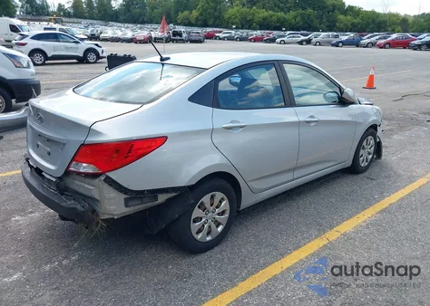 2015 Hyundai Accent Gls из США, поврежденный, VIN KMHCT4AE3FU872949